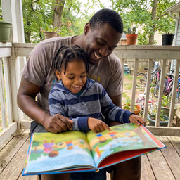 A parent at home