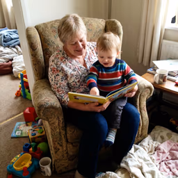 A parent at home