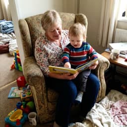 A parent at home