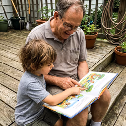 A parent at home