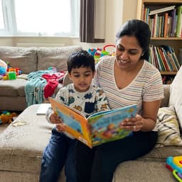A parent at home