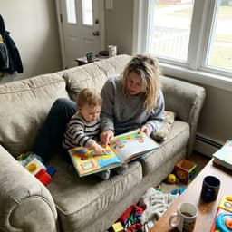 A parent at home