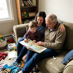 A parent at home