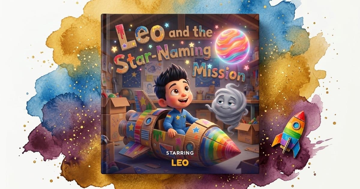 A custom children's book, down to the last page