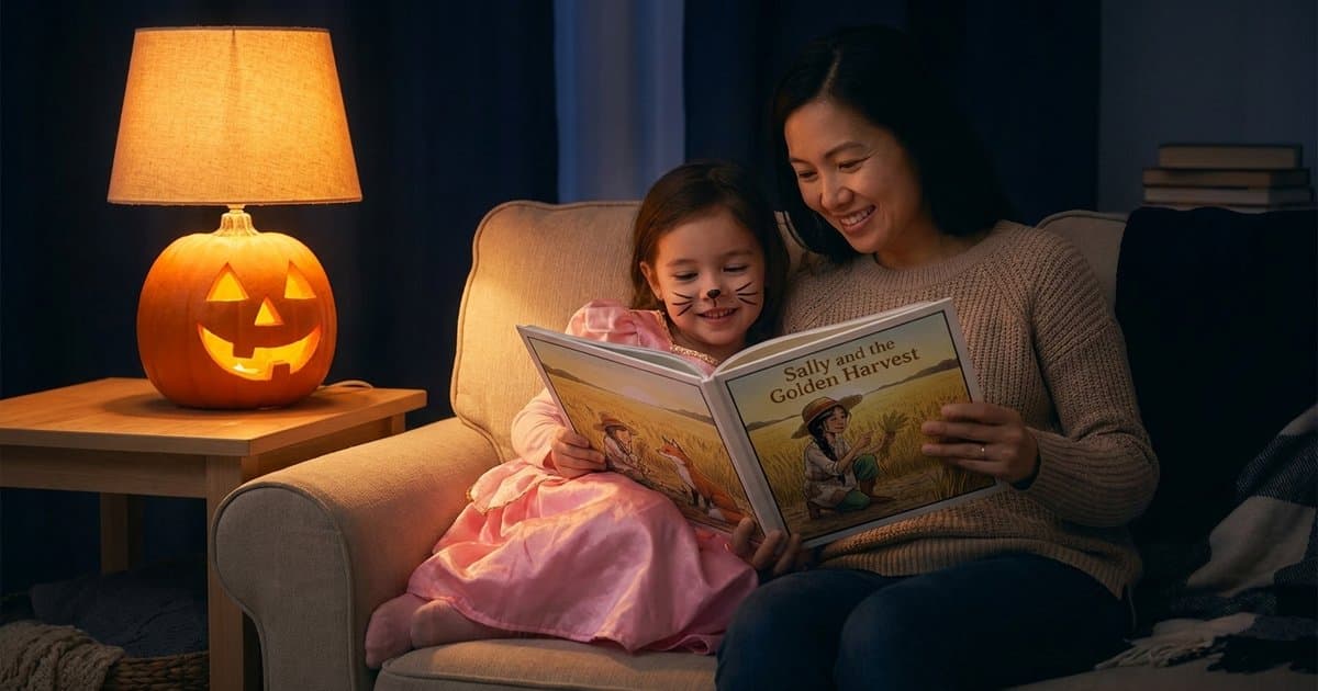 A not-too-spooky story starring your kid