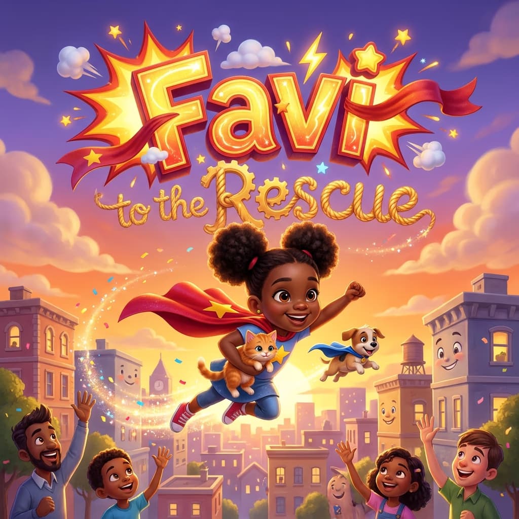 Favi to the Rescue, a personalized Story Genie book starring Favi