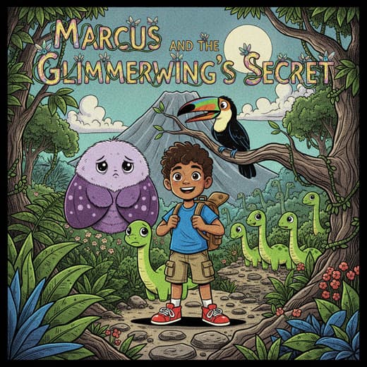 Marcus and the Glimmerwing's Secret, a personalized Story Genie book starring Marcus