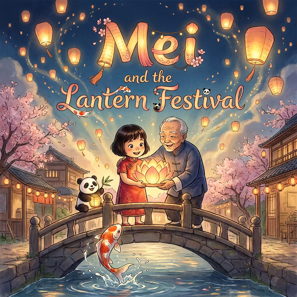 Mei and the Lantern Festival, a personalized Story Genie book starring Mei