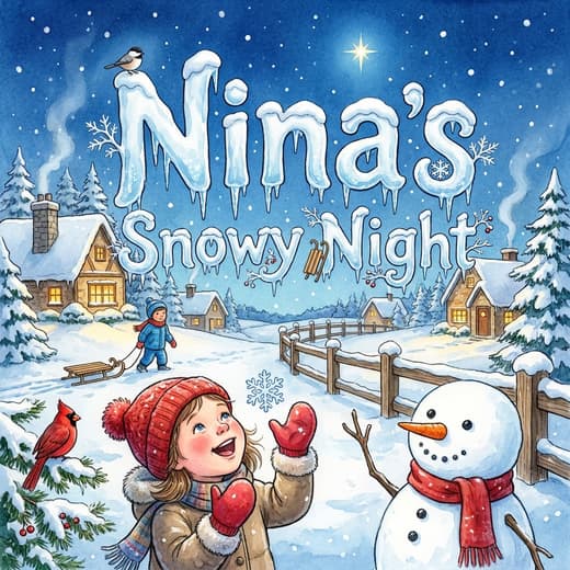 Nina's Snowy Night, a personalized Story Genie book starring Nina