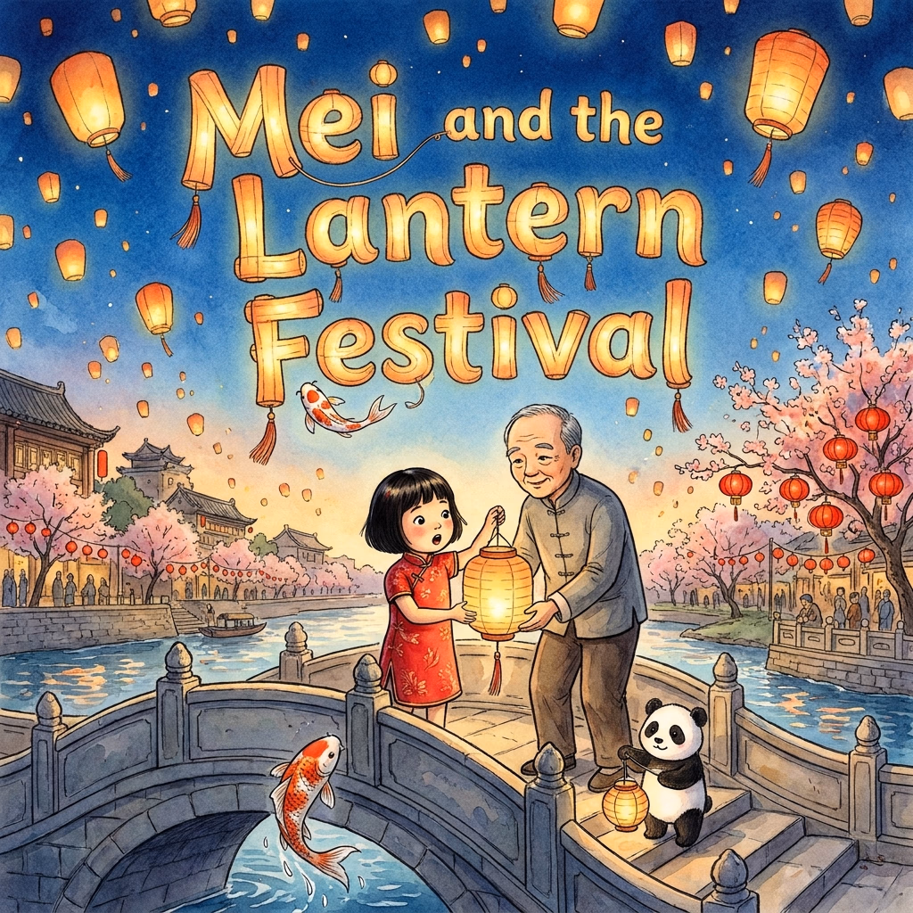 Mei and the Lantern Festival, a personalized Story Genie book starring Mei